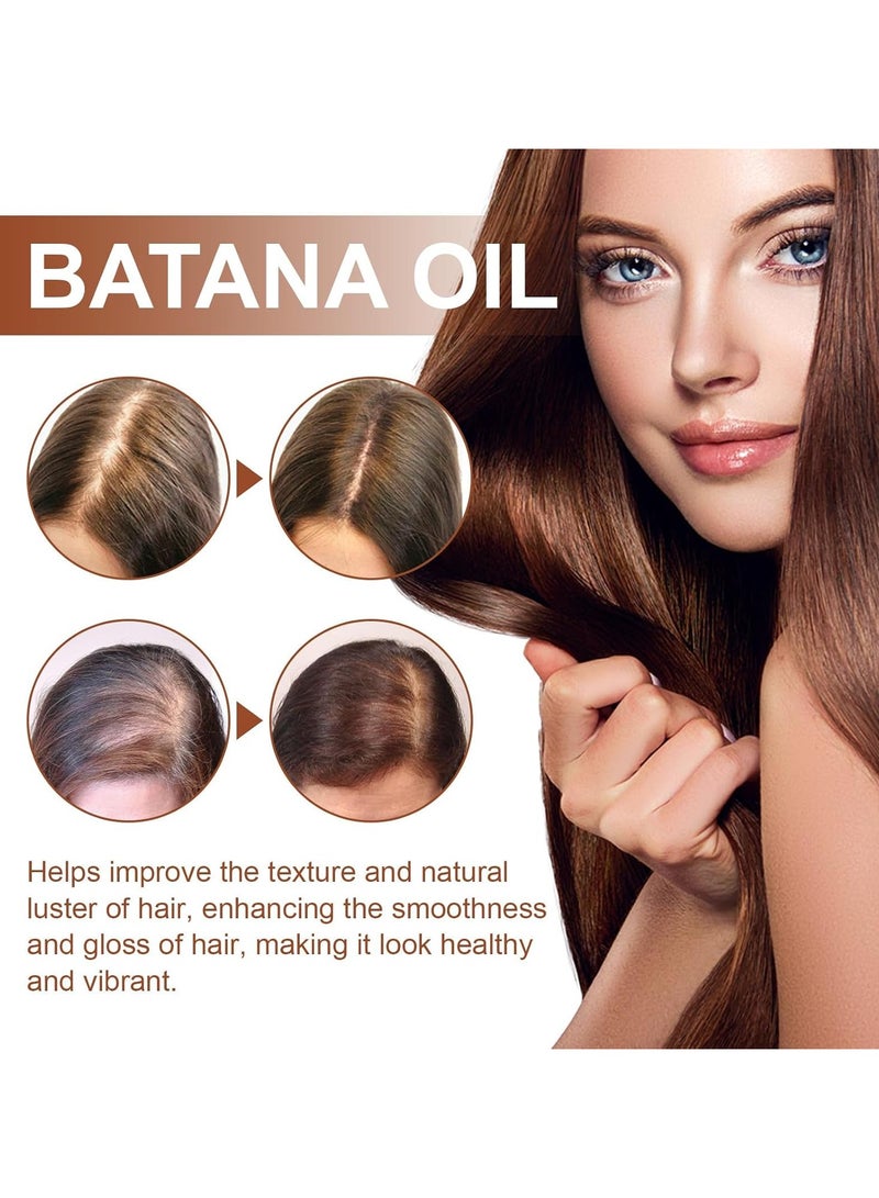 EELHOE Batana Oil for Revitalized Hair Growth & Strength 100% Unrefined Thickens Fuller Healthier Hair, Organic Hair Treatment 120ml/4.05fl.oz - Image 3