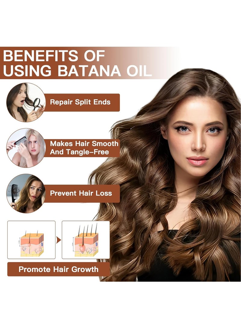 EELHOE Batana Oil for Revitalized Hair Growth & Strength 100% Unrefined Thickens Fuller Healthier Hair, Organic Hair Treatment 120ml/4.05fl.oz - Image 4