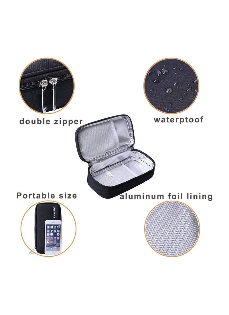 Leng Ke - Insulin Cooler Travel Carrying Case Insulated Cooling Bag with 2 Ice Packs - Image 1