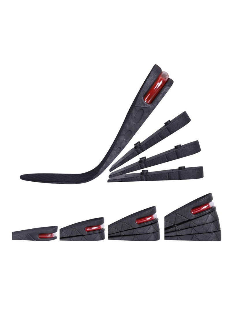 HMANE - 4-Layer Unisex Height Hight Increase Shoe Insoles for Men Women Shoe Pad Lift Kit Air Cushion Heel Inserts 4 Layers 7.5cm - Image 1