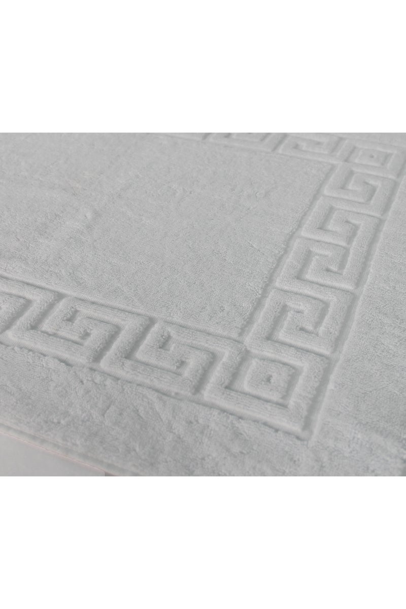 ريلاكس دواسة حمام بحواف قطنية - أبيض - 73×51 سم - Image 2