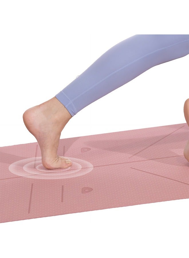 Taimi 6mm Yoga Mat High-resistance for Shock-absorbing, and Knee-supporting Made of High-quality Materials - Lightweight Yoga Mat With a Modern, Stylish Design and a Bag for Easy Portability - Non-slip, Lightweight Training Mat for Yoga, Pilates, Fitness, and Home Exercises - 183x61cm - Image 5