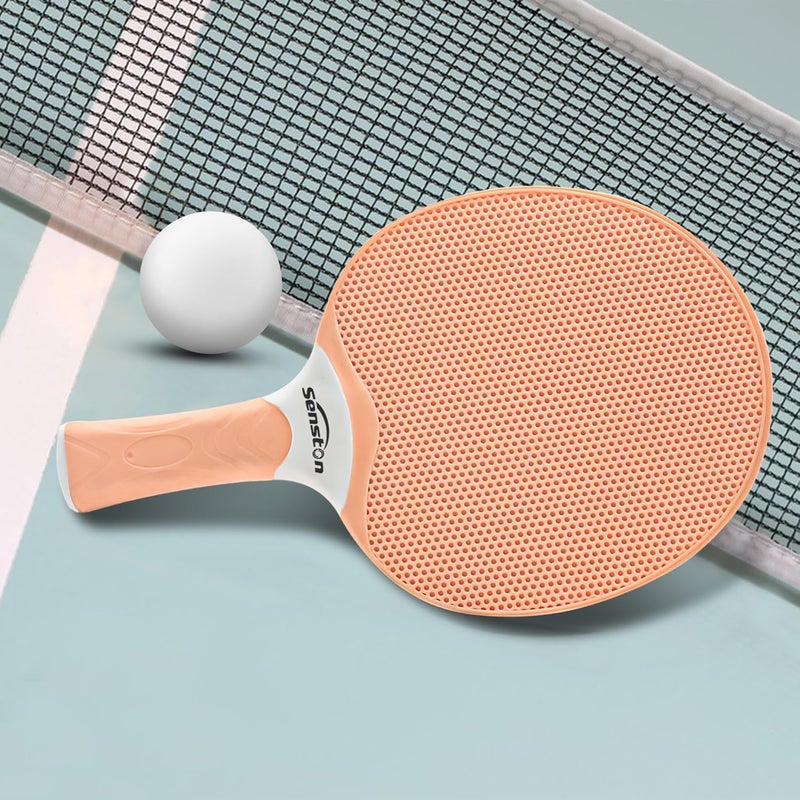 Senston Table Tennis Rackets Set, Professional Table Tennis Racket with 3 Balls, Composite Rubber Ping Pong Paddle Set - Image 3