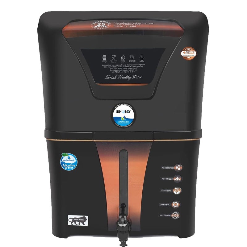 WHOLER ROUV Aqua Water Filter Purifier for Home Kitchen Fully Automatic UFTDS Controller with Goodness of Copper Alkaline Technology - Image 1