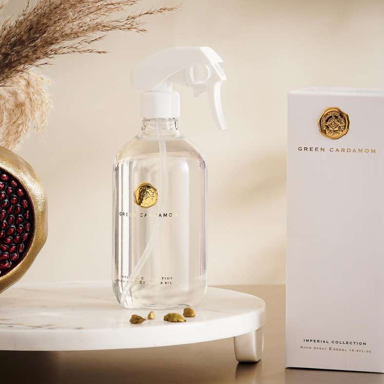 Pan Home Green Cardamom Room Spray 500ml - For Home