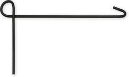 Evergreen Flag Black Iron Cemetery Garden Flag Stand - 15”W x 28”H - Image 4