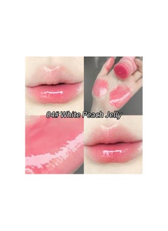 Menow Translucent Essence Lipgloss 04 White Peach Jelly  - Image 1