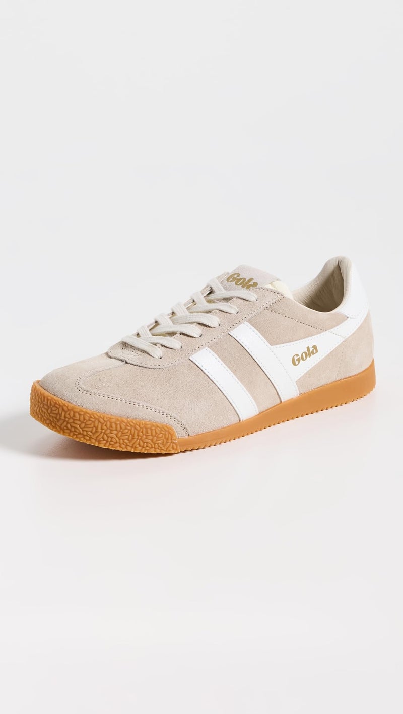 Gola Women's Elan Sneakers, Bone/White, 8 Medium US - Image 3