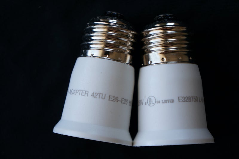 Wood era YI Lighting E26 to E26 Socket Extender, E26 Lamp Bulb Medium Socket 1.25 Inch Extension (2-Pieces) - Image 2