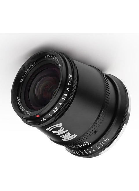 TTArtisan 17mm F1.4 APS-C Manual Focus Large Aperture Lens for E Mount Camera Like A5000 A5100 A6000 A6100 A6300 A6400 A6500 A6600 NEX-3 NEX-3N NEX-3R NEX-5T NEX-5R NEX-5 NEX-5N NEX-7 NEX-5C