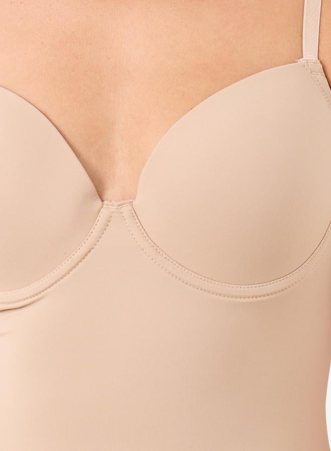 Styli Padded Shapewear Strappy Slip Dress - Image 3