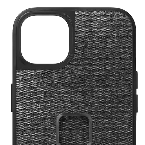 Peak Design Mobile Everyday Phone Case for iPhone 14, Charcoal, Slim Profile, 6 ft Drop Protection, Weatherproof Fabric Shell, SlimLink Connects to Mobile Mounts & Gear - Image 2