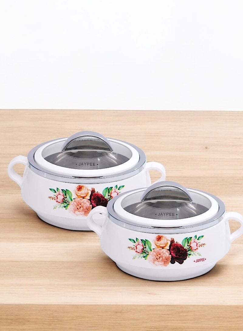 جايبي بلس حافظات طعام ماركة جي بي طقم من قطعتين بمقاس 1000 مل للواحدة لون أبيض - Image 4