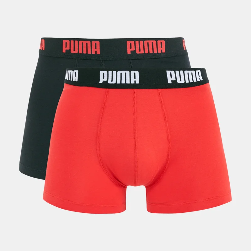 PUMA Men's Basic Boxers (2 Pack)
