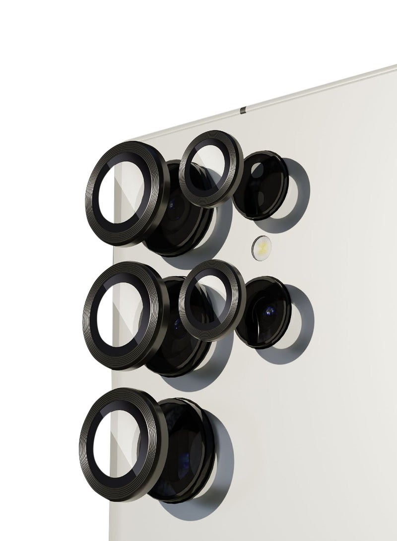 Lens protection film HD CD pattern for SAMSUNG Galaxy S24 ultra ,Black