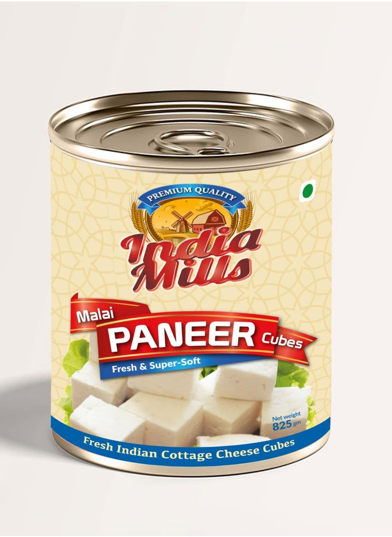India Mills - Indian Cottage Cheese Malai Paneer Cubes 825g | Fresh and SuperSoft - Image 1
