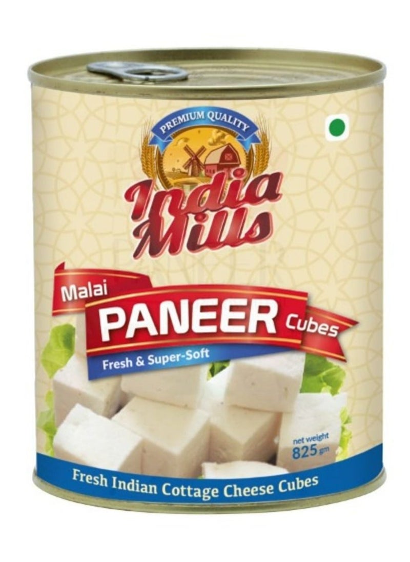 India Mills - Indian Cottage Cheese Malai Paneer Cubes 825g | Fresh and SuperSoft - Image 1