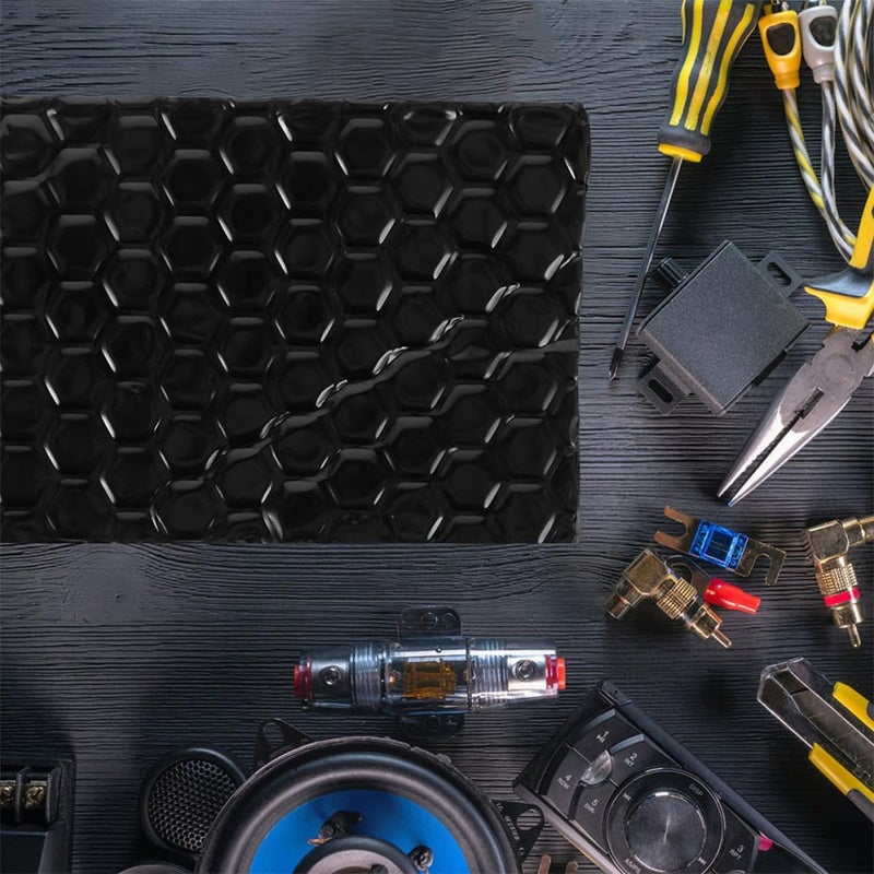 Yardwe 2pcs Butyl Sound Deadening Mat for Cars Automotive Noise Dampener High Temperature Resistant Vibration Damping Sheet Sound Insulation Mat for Vehicle Interior - Image 4