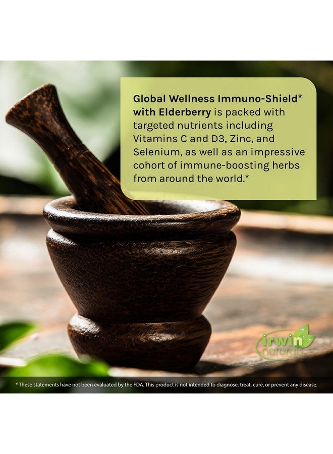 Irwin Naturals Global Wellness Immunoshield With Elderberry 60 Softgels - Image 4