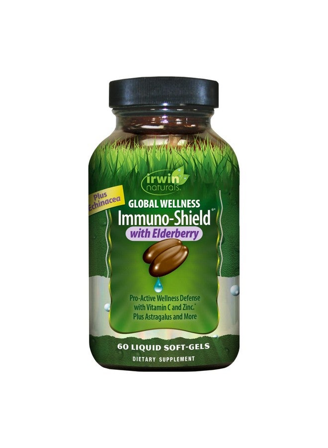 Irwin Naturals Global Wellness Immunoshield With Elderberry 60 Softgels - Image 2