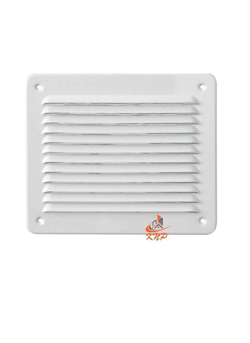 KNP Metal Ventilation Shutter With Grill 6"  - Image 1