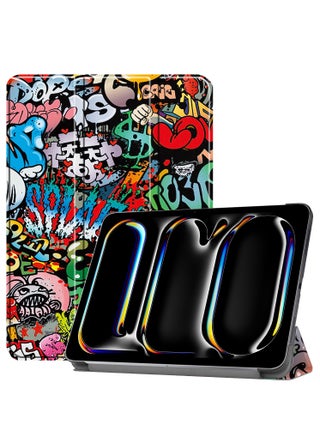 Case for IPad Pro 11 Inch 2024 Released Slim Stand Hard Back Shell Protective Smart Cover with Auto Sleep Wake Feature for IPad Pro 11 Inch Tablet (Graffiti) - pzsku/ZB6F0C0C8F484087DC8BEZ/45/_/1716952588/f7ad9ebf-812b-4b13-8d99-3b4349ca6bc2