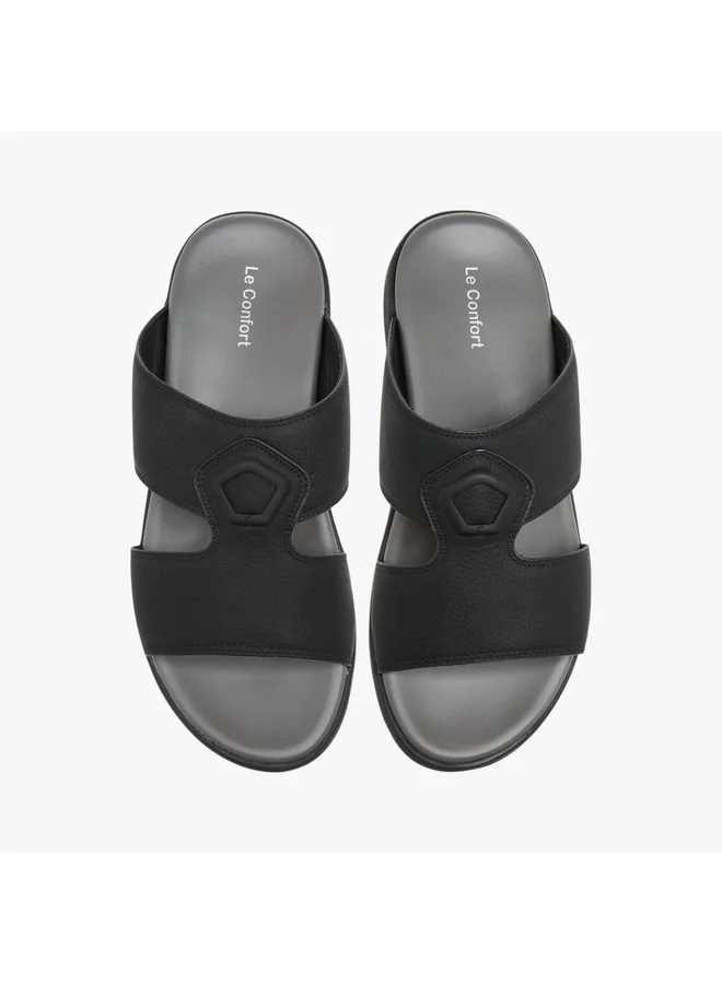 Le Confort Men Textured Slip-On Comfort Sandals