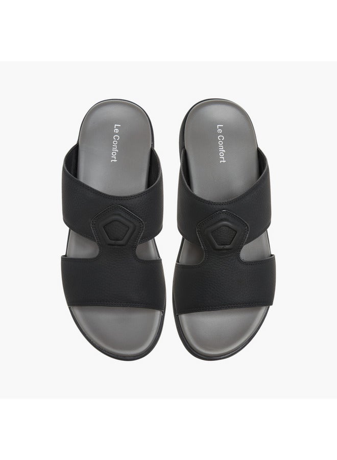Le Confort Men Textured Slip-On Comfort Sandals  - Image 1