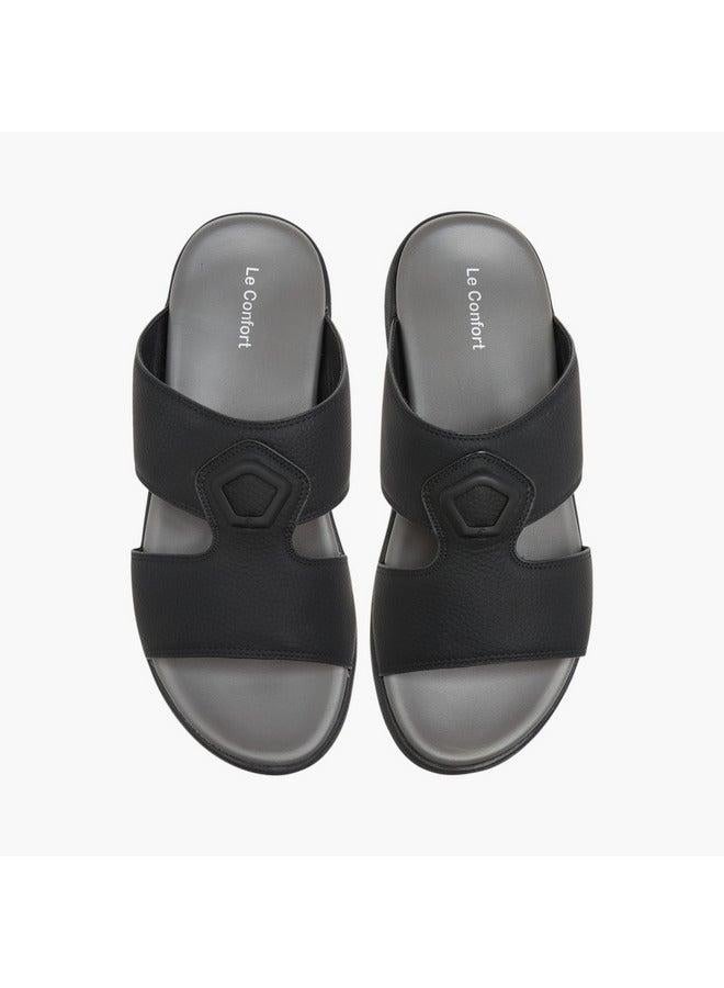 Le Confort Men Textured Slip-On Comfort Sandals - Image 3