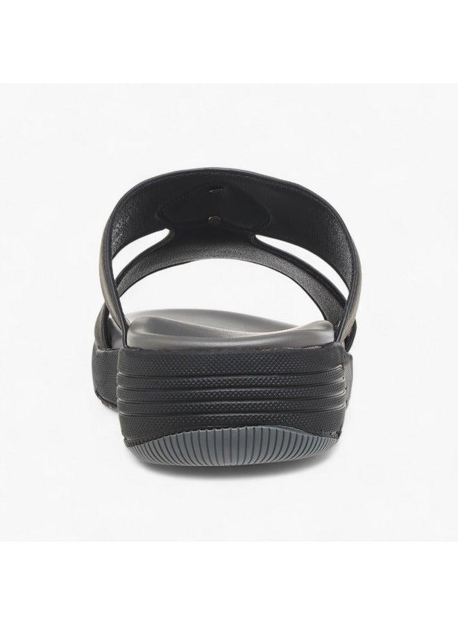 Le Confort Men Textured Slip-On Comfort Sandals - Image 4