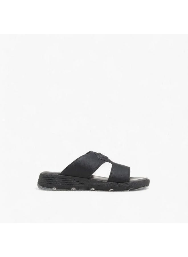 Le Confort Men Textured Slip-On Comfort Sandals