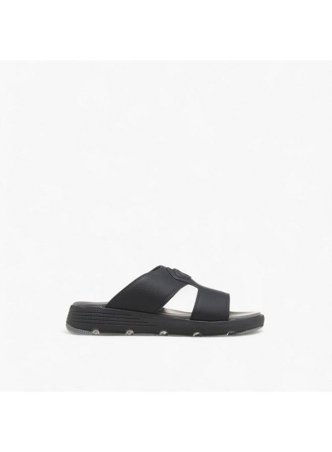 Le Confort Men Textured Slip-On Comfort Sandals - Image 2