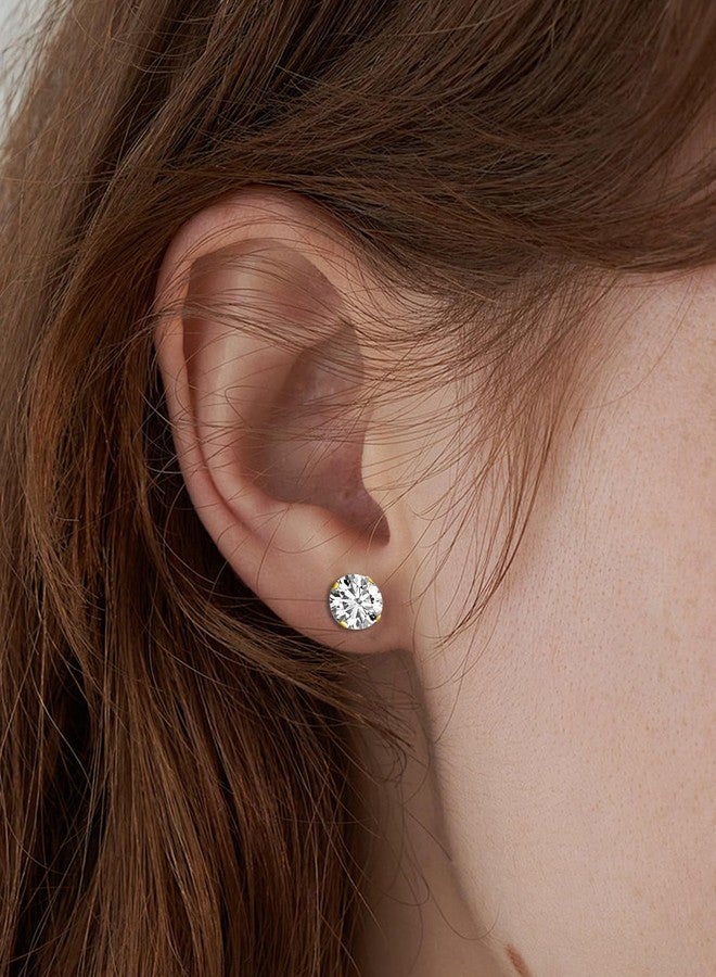 Ocptiy 6G Gold Gauges Tunnels Plugs Earrings for Ears Stretching Kit 6 Gauge 316L Surgical Stainless Steel Diamond Single Flare Tunnels Plugs Hollow Gauges Size 4mm Piercing Women Men 3/16 inch - Image 4