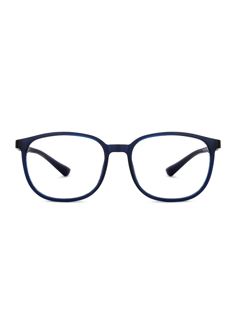 لينسكارت بلو Unisex Round Eyeglasses - LB E13739 - Lens Size: 53 Mm