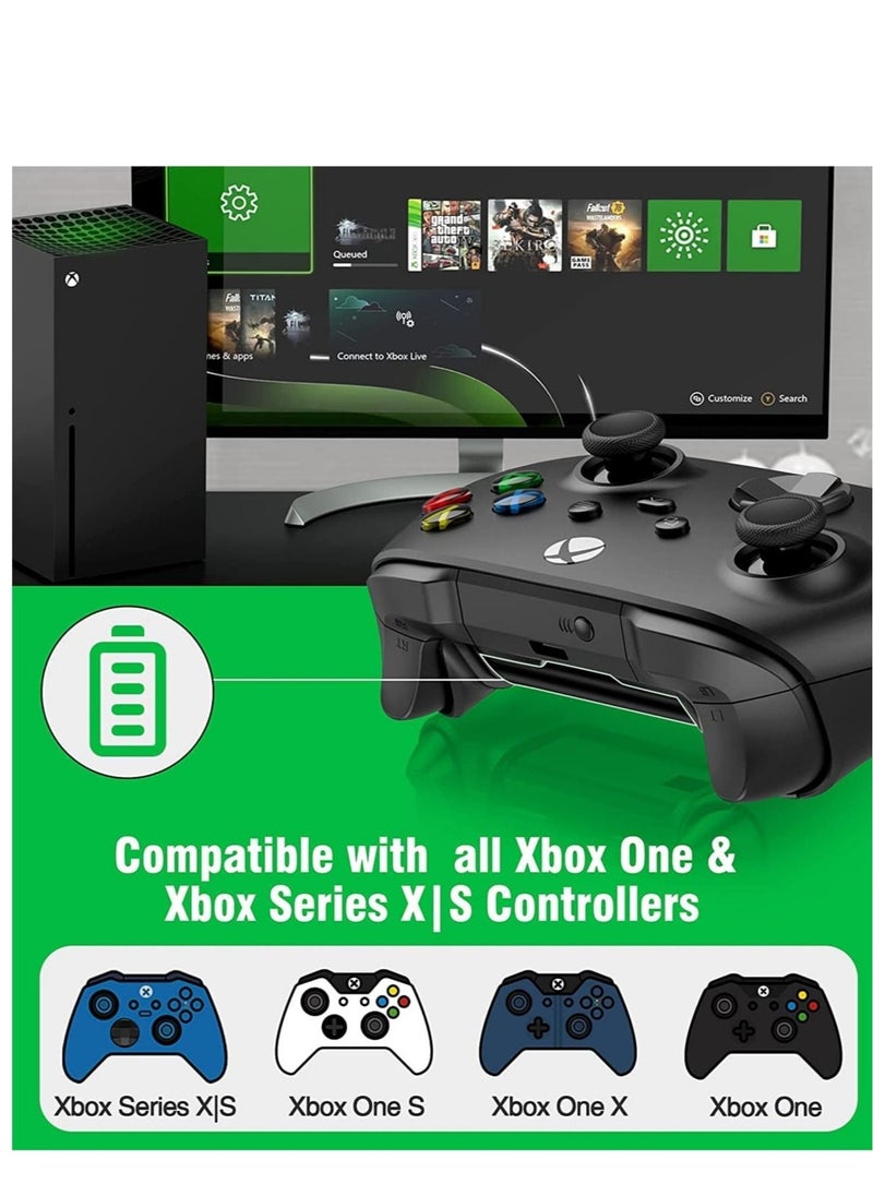 Generic - Rechargeable Battery Pack for Xbox One/Xbox Series X|S/Xbox One Elite Controller with 2x2650mAh Rechargeable Battery - Image 1
