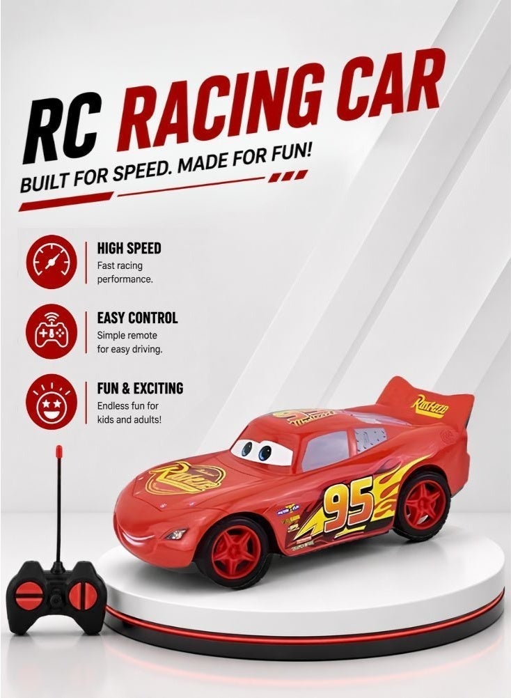 Cars RC Car Lightning McQueen with Remote - Image 2
