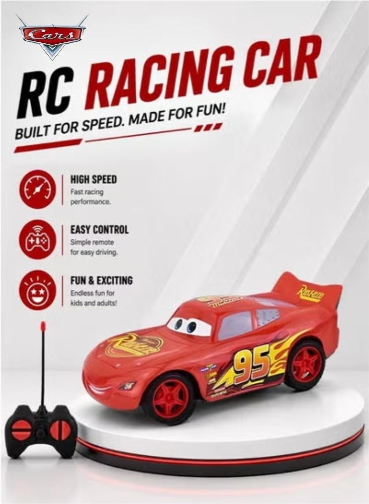 Cars RC Car Lightning McQueen with Remote - Image 1