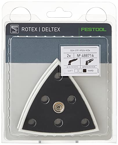 Festool 488716 DX 93 StickFix Sanding Pad, Hard, - Image 1