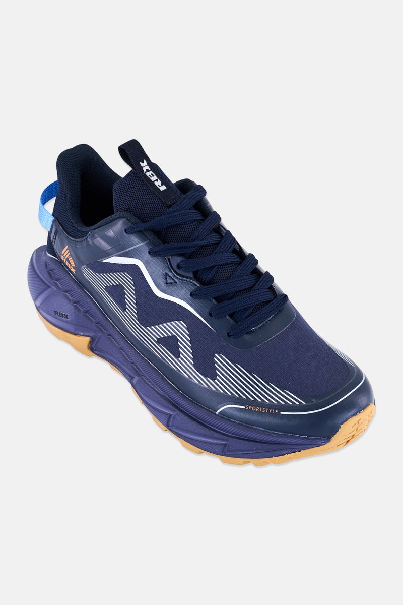 RBX Men Lace Up Outdoor Shoes, Navy  - Image 1