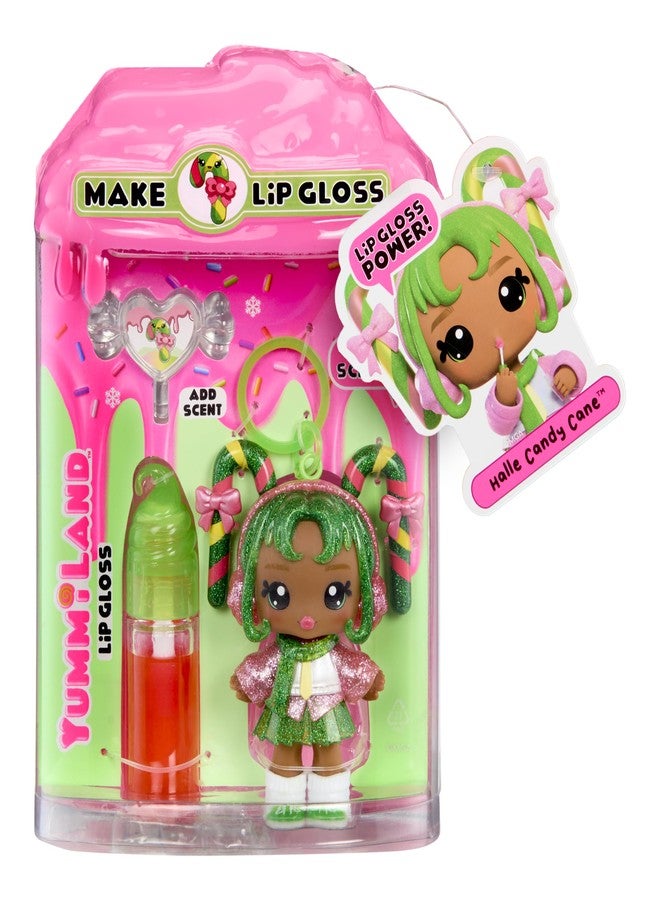 Yummiland Lip Gloss Doll: Sour Sweeties - Blake Licorice Includes DIY Lip Gloss + Removable Keychain, Cosmetic Play, Collectible, Ages 4+ - Image 1