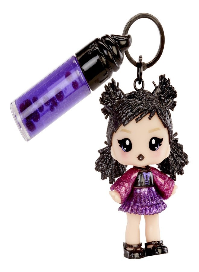 Yummiland Lip Gloss Doll: Sour Sweeties - Blake Licorice Includes DIY Lip Gloss + Removable Keychain, Cosmetic Play, Collectible, Ages 4+ - Image 5