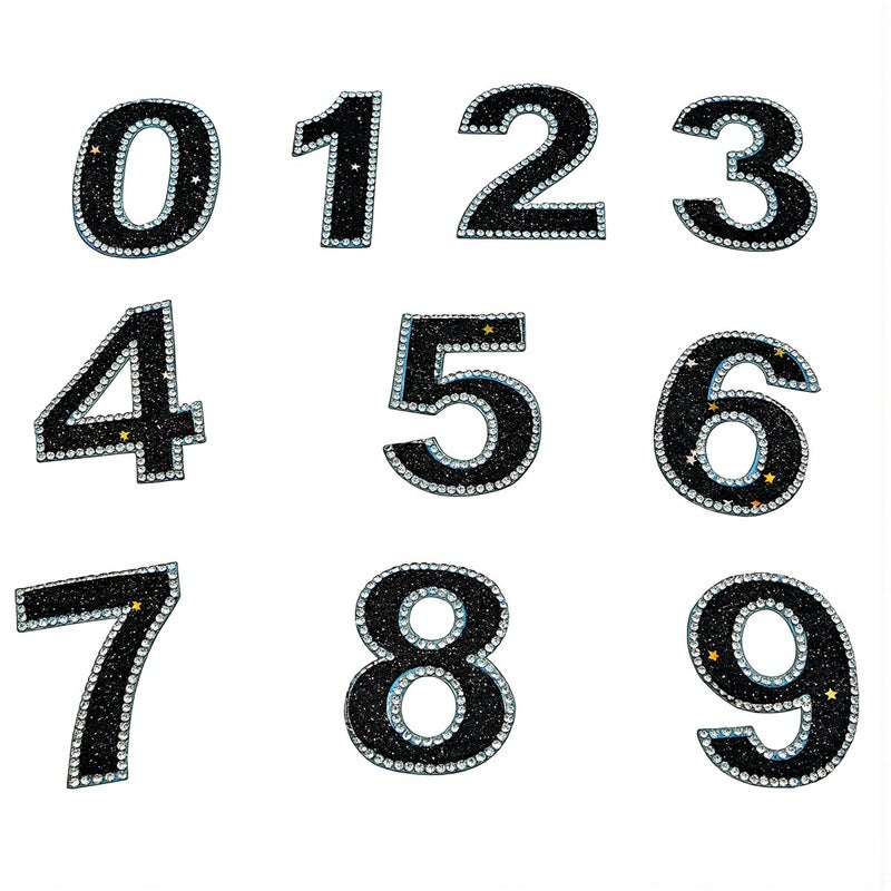 Industrial Grade Long Lasting Number Iron On Patches - Image 1