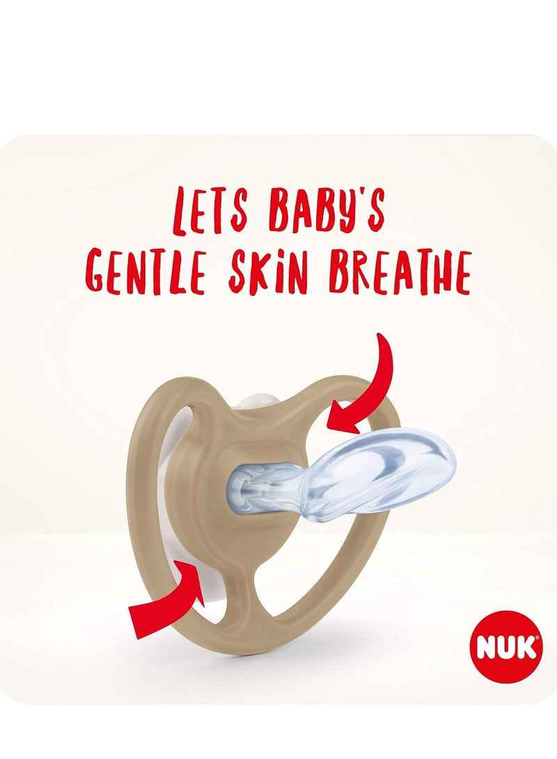 نوك لهاية سيليكون لتقويم الأسنان من نوك سبيس للقطط والدب القطبي من 6 إلى 18 شهرًا - Image 3