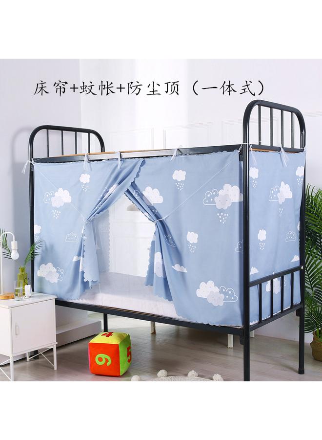 Bluejw Encrypted New Student Mosquito Net Dormitory Bunk 0.9 Meters 1.2m Single Bed Double-sided Zipper 1.5 Home Shading - Image 1