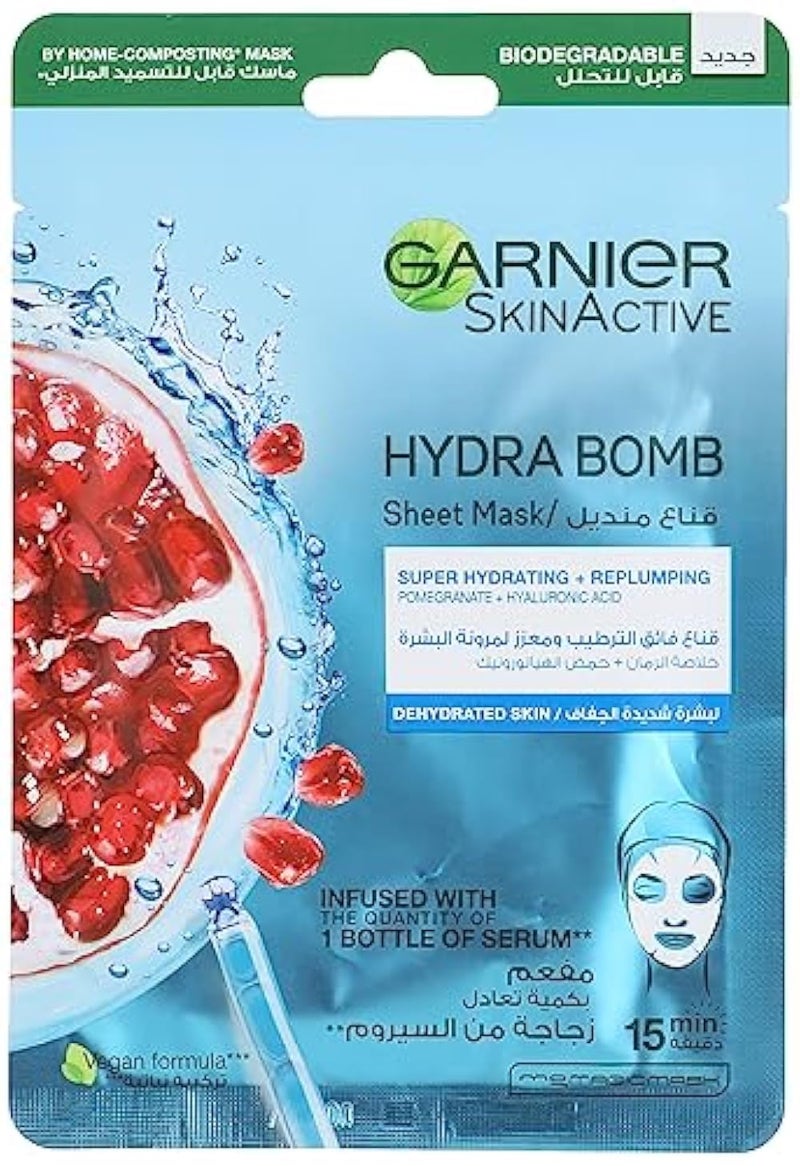Garnier Moisturizing Hydra Bomb Tissue Mask With Pomegranate - Image 1
