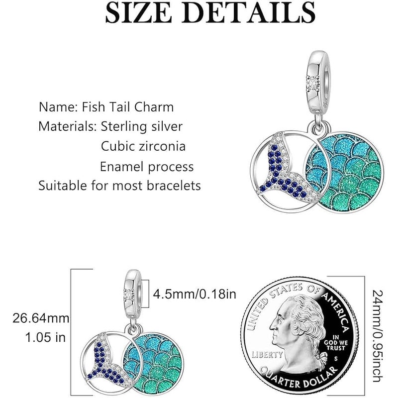 سفن ويل SEVENWELL Charms for Pandora Bracelet Animals Ocean Collection Cute Bees Butterfly Owl Starfish Pet Bead Charm for Women 925 Sterling Silver Pendant Dangle Charm Jewelry - Image 3
