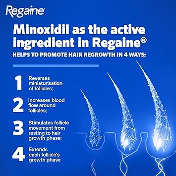 Regaine ريغين للرجال رغوة قوية إضافية مثبتة علمياً للمساعدة في إيقاف تساقط الشعر الوراثي رغوة مينوكسيديل لنمو الشعر 73 مل قد يختلف التعبئة والتغليف - Image 4