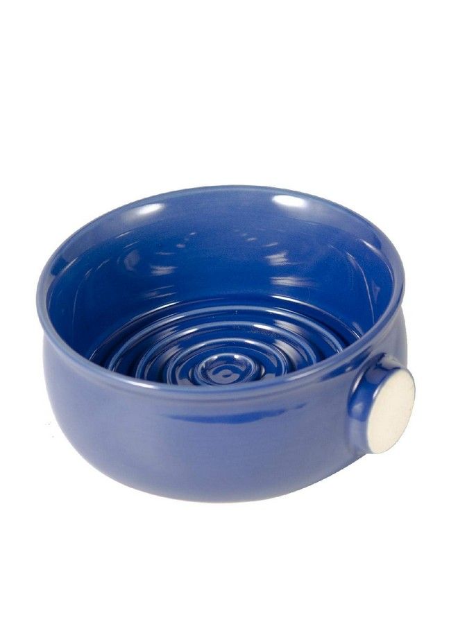 Grandslam Shaving Soap Bowl For Men Wide Mouth Ceramic Easier To Lather And Clean Nonslip Handle Handmade Pottery Cup For Soap And Cream - Image 2