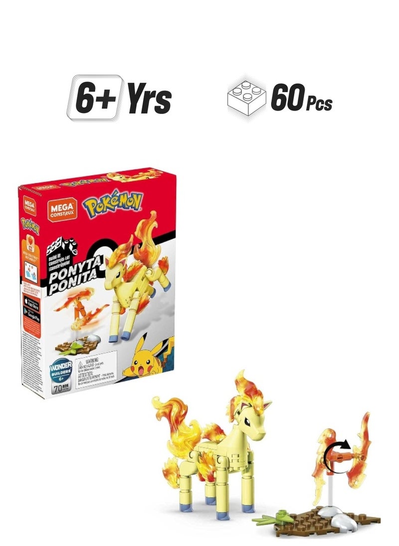 MEGA Mega Construx Pokémon Ponyta  - Image 1