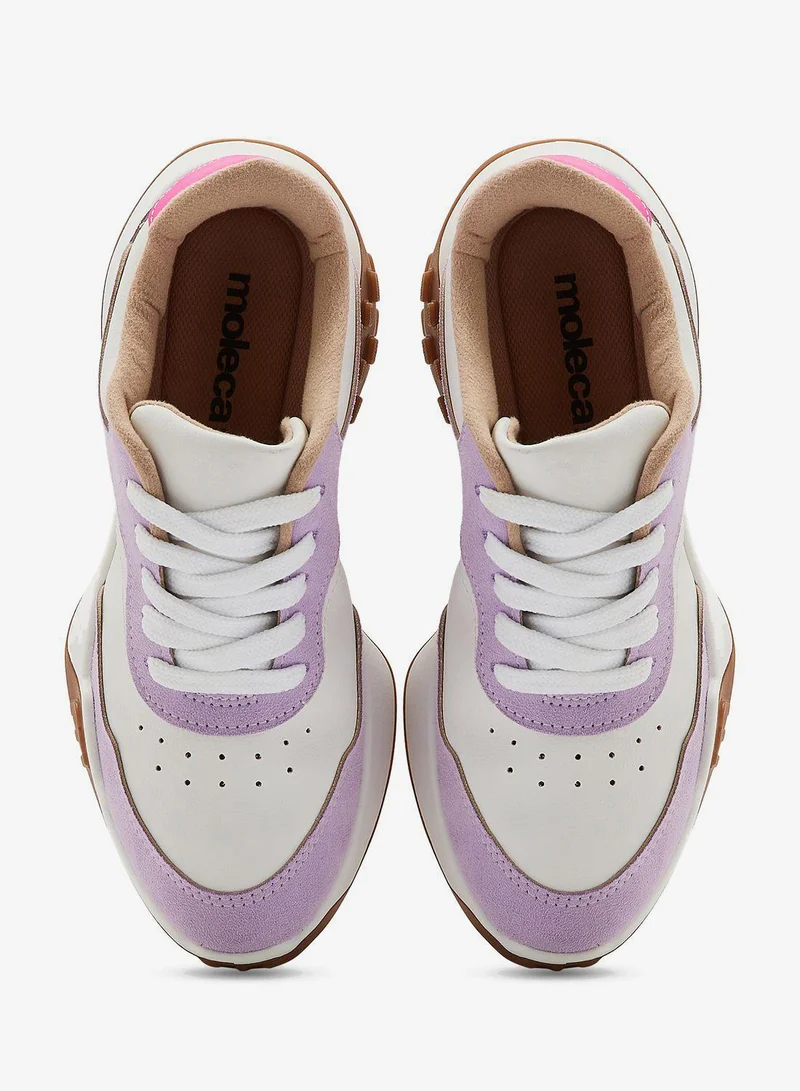 Moleca White Sneakers for Women – Lightweight Sport Shoes for Girls | Breathable Running & Walking Shoes | Stylish Casual Trainers | Comfortable Athletic Footwear for Gym, Travel & Everyday Wear for Women | Best Price UAE